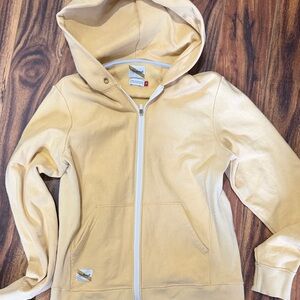 Tracksmith Yellow Hoodie Jacket